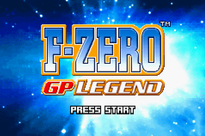 F Zero GP Legend Title Screen